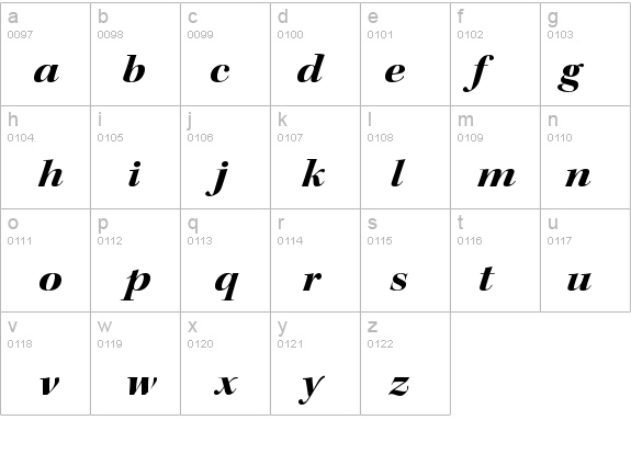 KeplerStd-BoldExtItDisp details - Free Fonts at FontZone.net