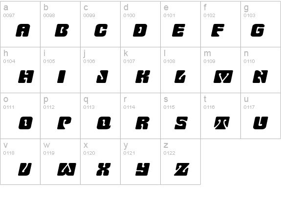 Keyhole-Extended Italic details - Free Fonts at FontZone.net