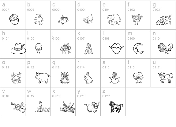 KG ABCs details - Free Fonts at FontZone.net