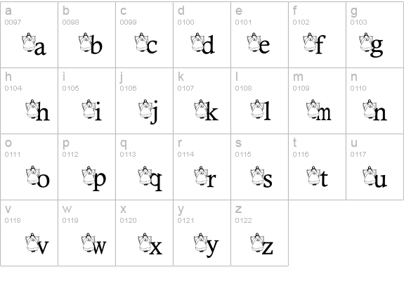 KG SNOWANGEL details - Free Fonts at FontZone.net