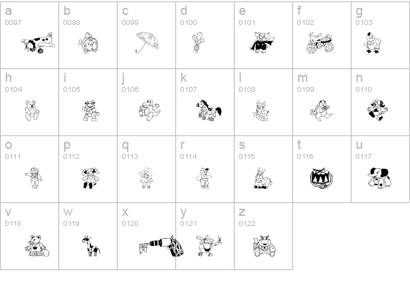 Kiddy Toys details - Free Fonts at FontZone.net