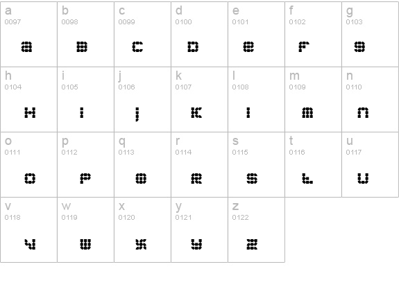 Konector -BRK- details - Free Fonts at FontZone.net