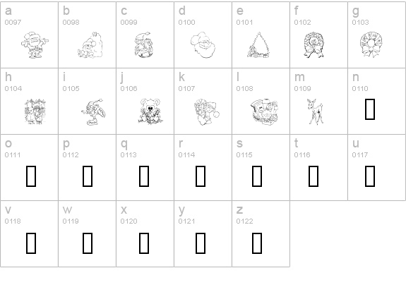 KR Christmas Color Me details - Free Fonts at FontZone.net