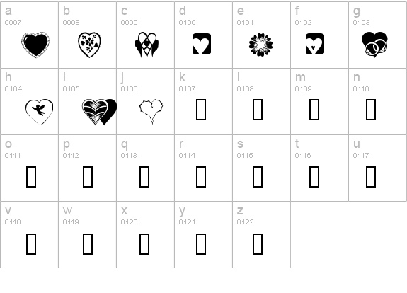 KR Heartiness details - Free Fonts at FontZone.net