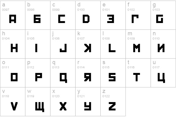 Kremlin details - Free Fonts at FontZone.net