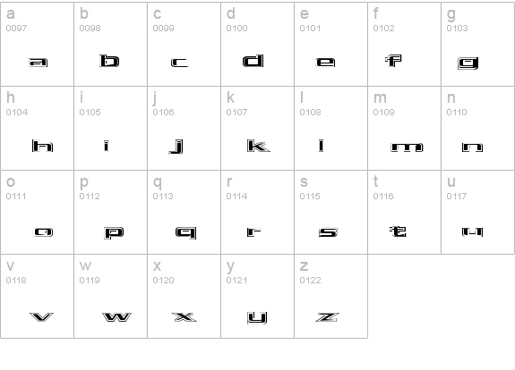 Kubra_Hollow details - Free Fonts at FontZone.net