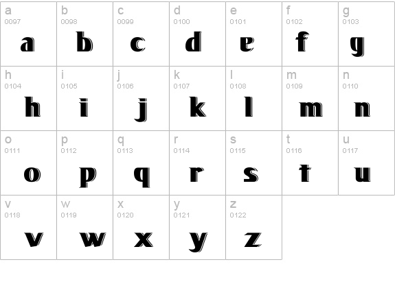 La Mesa details - Free Fonts at FontZone.net