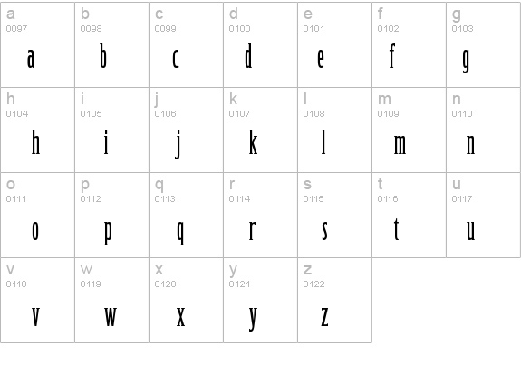 Lafayette-ExtraCondensed details - Free Fonts at FontZone.net