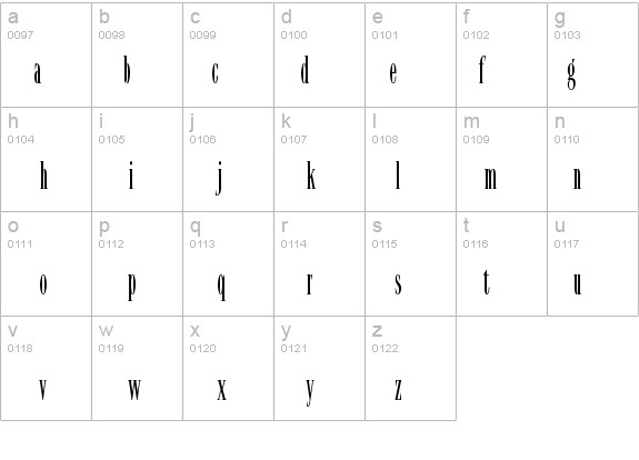 LatinoElongatedStd details - Free Fonts at FontZone.net