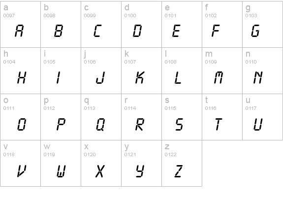 LCDEF details - Free Fonts at FontZone.net