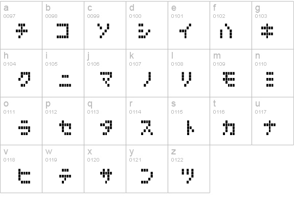 LCDK Regular details - Free Fonts at FontZone.net