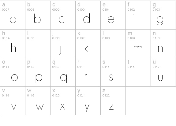 LCHairline details - Free Fonts at FontZone.net