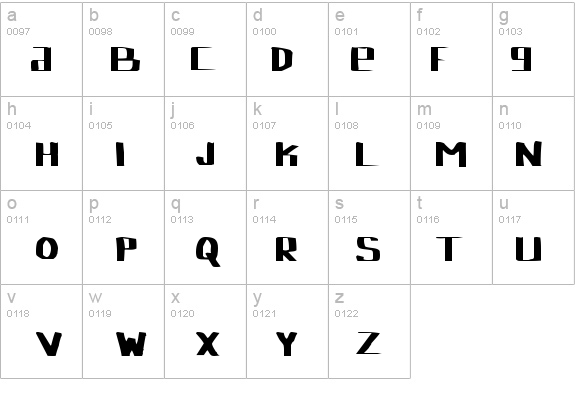 Lebowski details - Free Fonts at FontZone.net