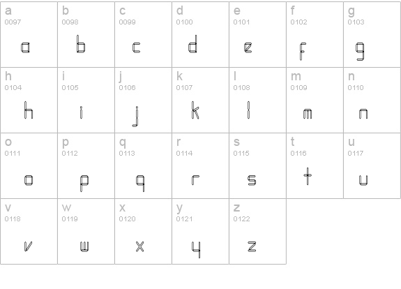LEDFontHC details - Free Fonts at FontZone.net