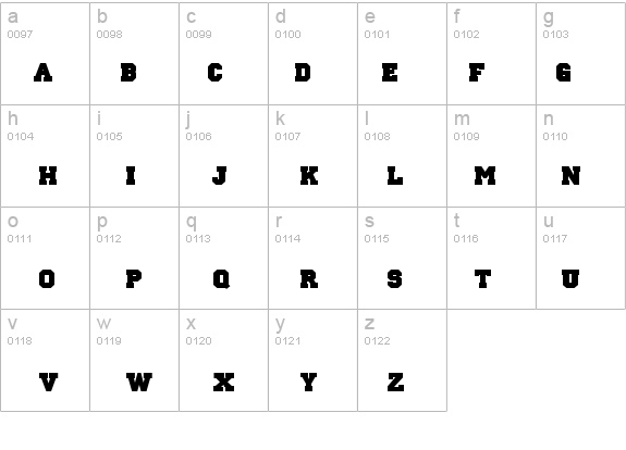 Letterman-Solid details - Free Fonts at FontZone.net