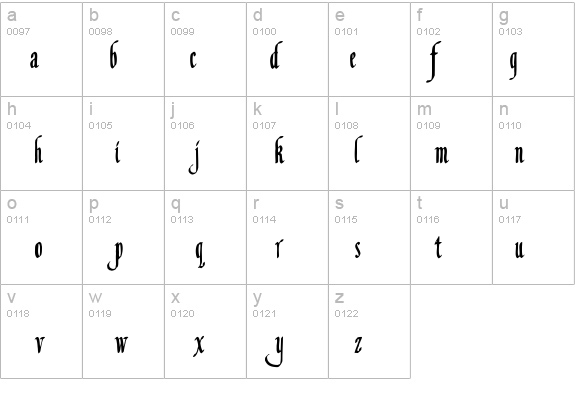 Louvaine details - Free Fonts at FontZone.net