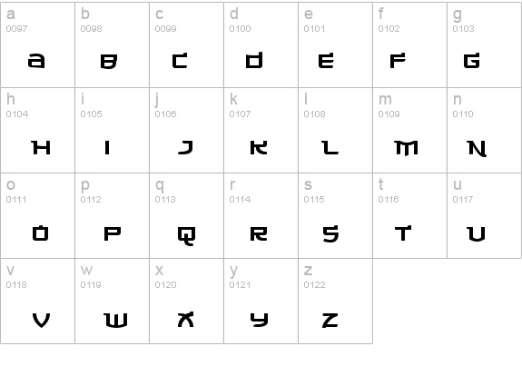 Made in China details - Free Fonts at FontZone.net