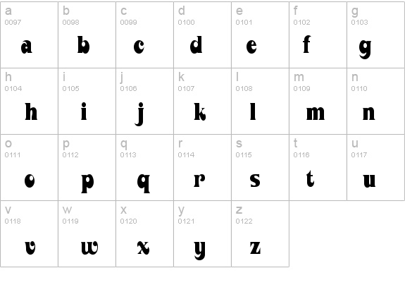 Mahaney Regular details - Free Fonts at FontZone.net