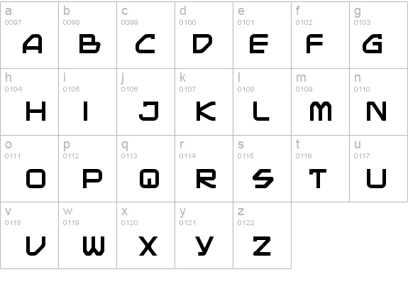 Mainframe BB details - Free Fonts at FontZone.net
