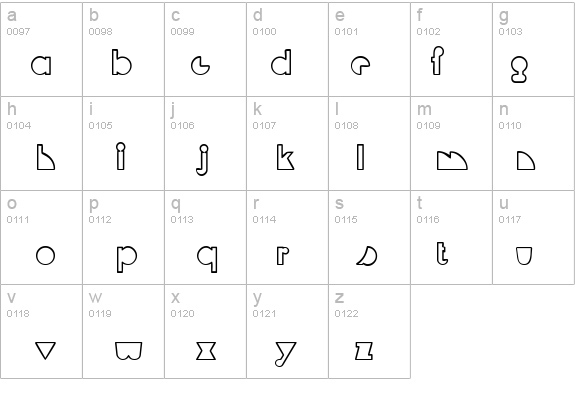 MandrelOutline details - Free Fonts at FontZone.net