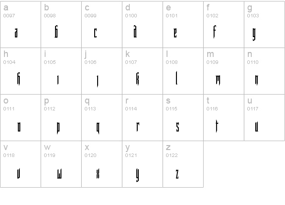 MargoGothic details - Free Fonts at FontZone.net