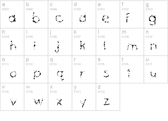Mascara Mistake details - Free Fonts at FontZone.net