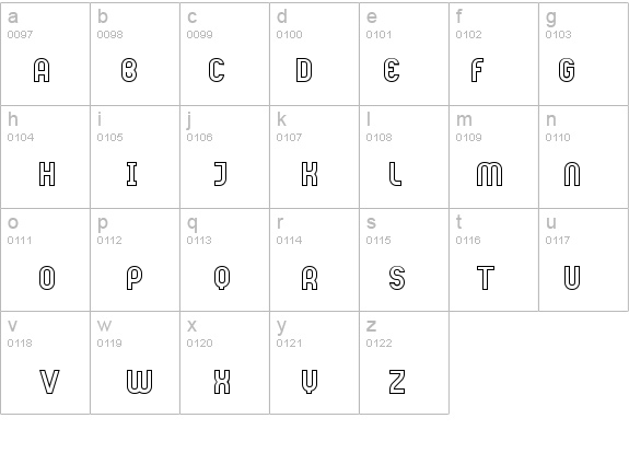 Mass Outline details - Free Fonts at FontZone.net