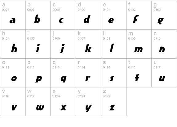 Massey-Extended Italic details - Free Fonts at FontZone.net