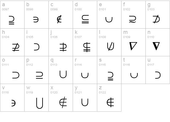 MathTechnicalP08 details - Free Fonts at FontZone.net