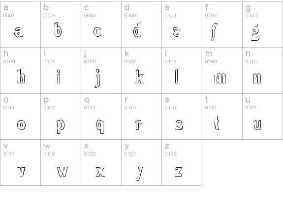 Meistersinger Shadow details - Free Fonts at FontZone.net