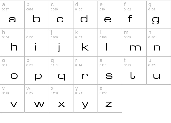 MicrogrammaDMedExt details - Free Fonts at FontZone.net