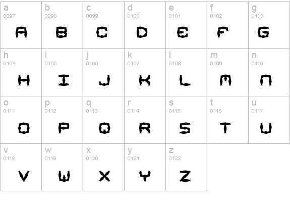 Mishmash ALT1 BRK details - Free Fonts at FontZone.net