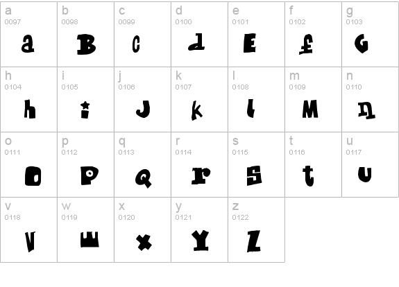 Mixed up details - Free Fonts at FontZone.net
