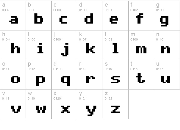 mono 07_65 details - Free Fonts at FontZone.net