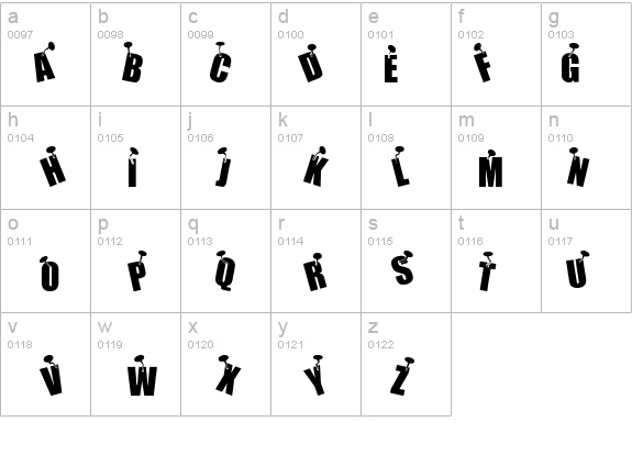NAILED details - Free Fonts at FontZone.net