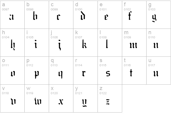 naked monk details - Free Fonts at FontZone.net