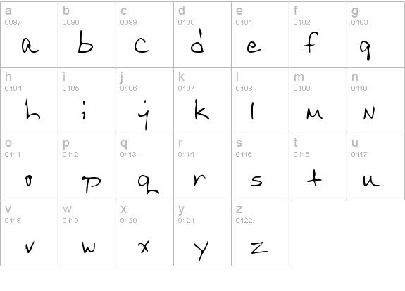 NappysHand Regular details - Free Fonts at FontZone.net