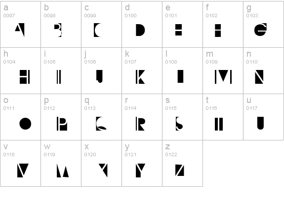 NegativeO details - Free Fonts at FontZone.net
