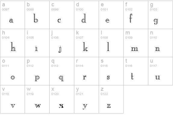 New England-Engraved Normal details - Free Fonts at FontZone.net