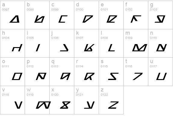 Nick Turbo Expanded Italic details - Free Fonts at FontZone.net