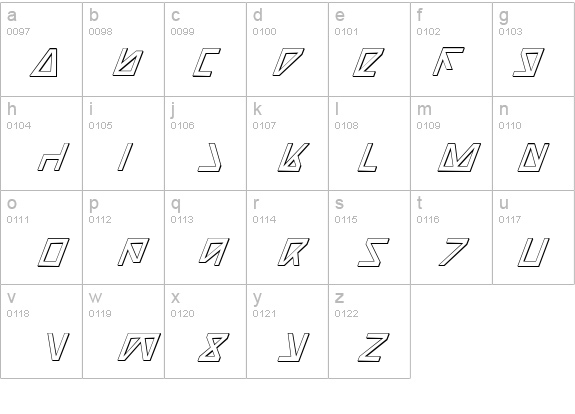 Nick Turbo Italic 3D details - Free Fonts at FontZone.net