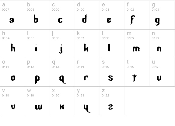 Nightwarrior Normal details - Free Fonts at FontZone.net