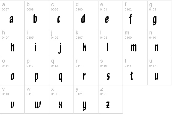 OldeChicago details - Free Fonts at FontZone.net