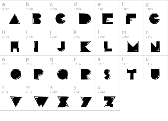 PacFont details - Free Fonts at FontZone.net
