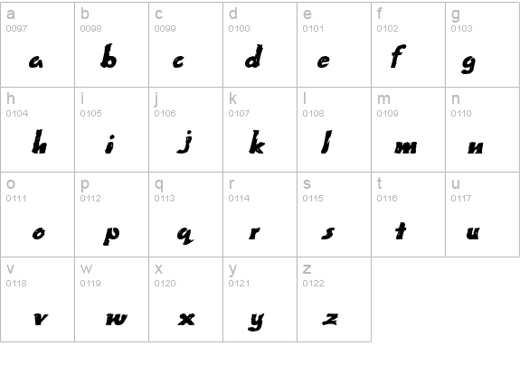 Paint-Extended Italic details - Free Fonts at FontZone.net