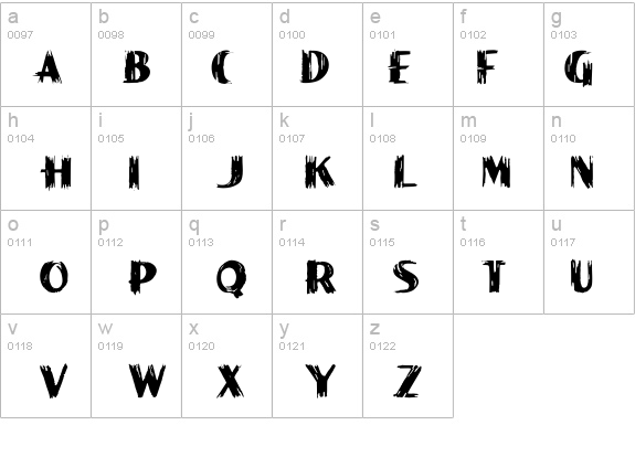 Paint Peel Initials details - Free Fonts at FontZone.net