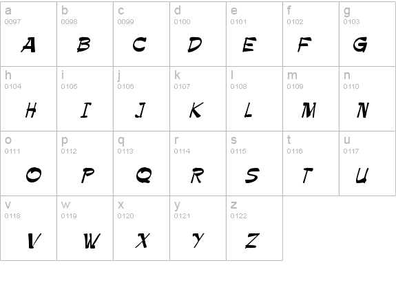 Paintbrush Regular details - Free Fonts at FontZone.net