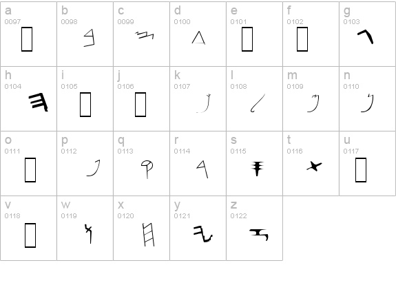 Paleo-Hebrew NormalA details - Free Fonts at FontZone.net