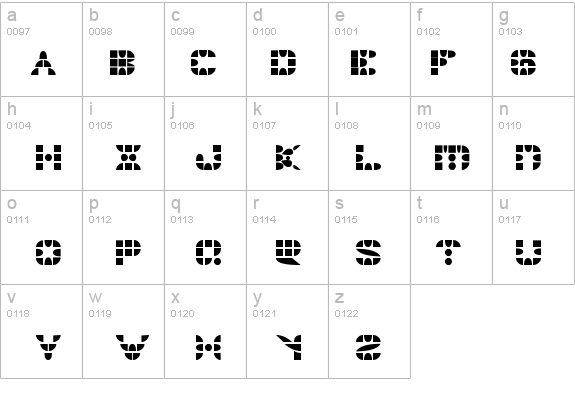 PANGOTH sharp details - Free Fonts at FontZone.net
