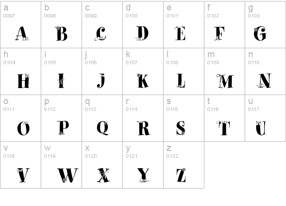 Paquet Cadeaux details - Free Fonts at FontZone.net